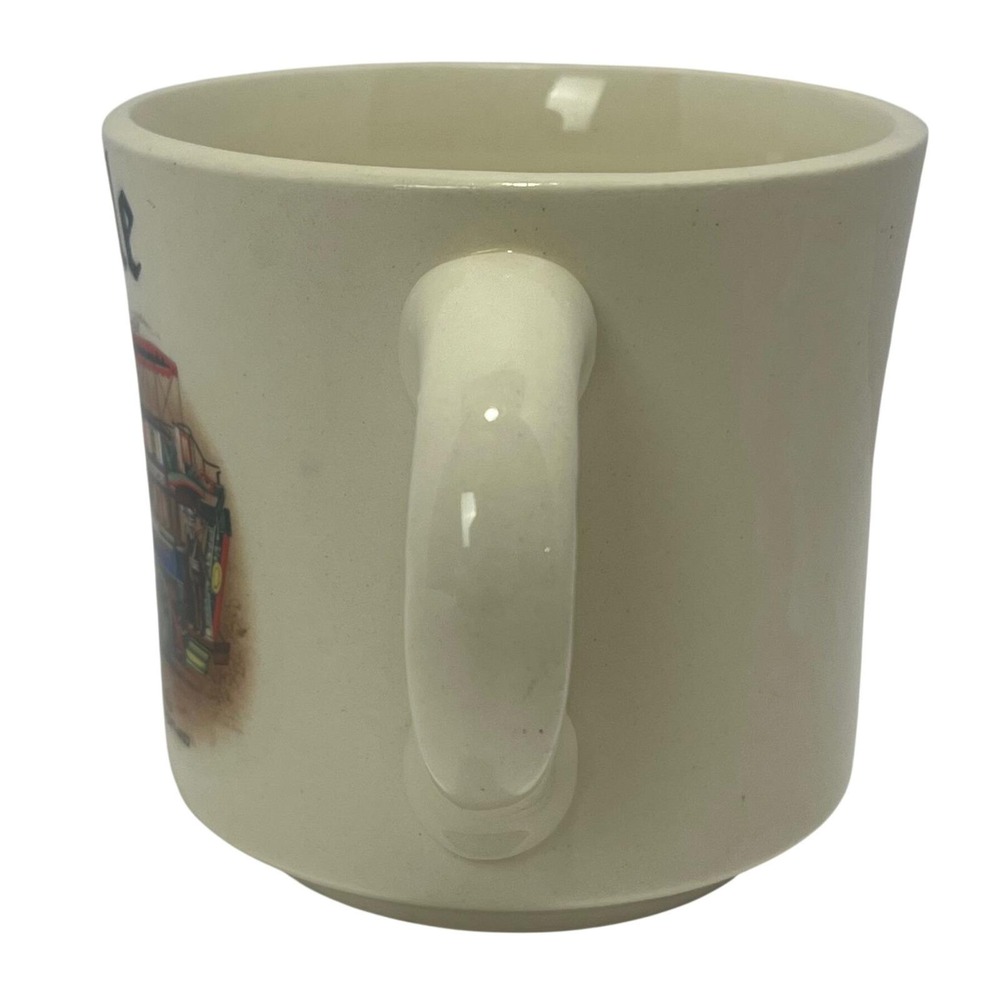 VTG Uncle Name Nestles Food Cream Ceramic Coffee Cup Steam Omnibus USA - Picture 5 of 7